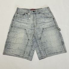 海外限定ライン シュプリームスーパーコピー SUPREME SS26 REPEAT JACQUARD DOUBLE KNEE DENIM SHORT SUPNZK029 ジーンズ ショートパンツ