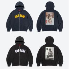 大好評 パーカー ジャケット、上着 シュプリームスーパーコピー n級品 Supreme X Larry Clark FW26 Zip Up Hooded Sweatshirt SUPWT089 2色可選