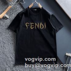 人気セール大人気 半袖Tシャツ ブランド 偽物 通販 フェンディ FENDI 2023新作品 2色可選 肌に馴染みやすい