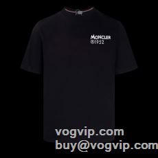 高級品 通販MONCLERコピーブランド2023夏季 モンクレール偽物ブランド半袖Tシャツ 2色可選