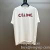 大人の個性を 2024春夏季超人気 半袖Tシャツ 肌に密着 2色可選 セリーヌコピー ブランド CELINE