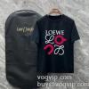 2024春夏季超人気 ロエベ LOEWE ブランドコピー 乾きやすい 半袖Tシャツ 3色可選 お洒落な存在感