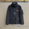 プラダ PRADA ブルゾン 2024超激得格安 保温性を発揮する 2色可選 コピー 商品 販売 ムダな装飾を排したデザイン