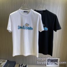 綺麗に決まるフォルム！ドルチェ＆ガッバーナ スーパーコピー 2025新商品! 半袖Tシャツ 2色可選