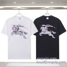 半袖Tシャツ 個性的なデザ バーバリー ブランドコピー 2025最新入荷 2色可選