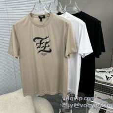 芸能人に愛用者続出 フェンディ ブランドコピー 半袖Tシャツ 3色可選 2025最新入荷
