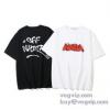 大人気再登場 オフホワイト コピー 半袖Tシャツ 2色可選 2025海外通販