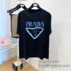 2025新品本物 プラダ PRADA デザイン性の高い 半袖Tシャツ 2色可選 VOGブランドスーパーコピー