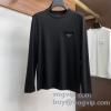 2025数量限定最新作 CTSPR011 長袖Tシャツ 2色可選 プラダ ブランドコピー 韓国の人気