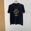 人目を惹くデザイン 半袖Tシャツ 2色可選 フェンディ FENDI 2026爆買い低価 NXZFEN079 スーパーコピー