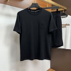 上品な輝きを放つ形 アルマーニブランドコピー NXZAR035 上下セット 半袖Tシャツ 4色可選 2026驚きの破格値爆買い