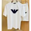 上下セット 半袖Tシャツ アルマーニ コピー 商品 販売 2026お得100%新品 NXZAR057 5色可選 高級感漂わせる
