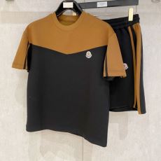 モンクレール 2026年モデル入荷 NXZMO147 上下セット 半袖Tシャツ 2色可選 MONCLERスーパーコピー 入手困難！