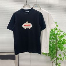 半袖Tシャツ プラダ偽物ブランド 2026春夏季新作 NXZPR118 2色可選 高評価の人気品