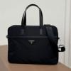 海外セレブ定番愛用 プラダブランドコピー NBAGPR023 ビジネスバッグ ブリーフケース メンズバッグ 2026品質保証高品質