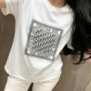 レディース 半袖Tシャツ ディオール偽物ブランド 2026驚きの破格値爆買い NXZ022 2色可選