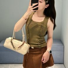 ミュウミュウ MIUMIUコピー ブランド 2026春夏 NXZ016 レディース ニット タンクトップ 2色可選