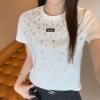 MIUMIUブランドコピー 2026HOT新作登場 NXZ023 ミュウミュウ レディース 半袖Tシャツ