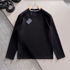 長袖Tシャツ 高級感ある 2色可...